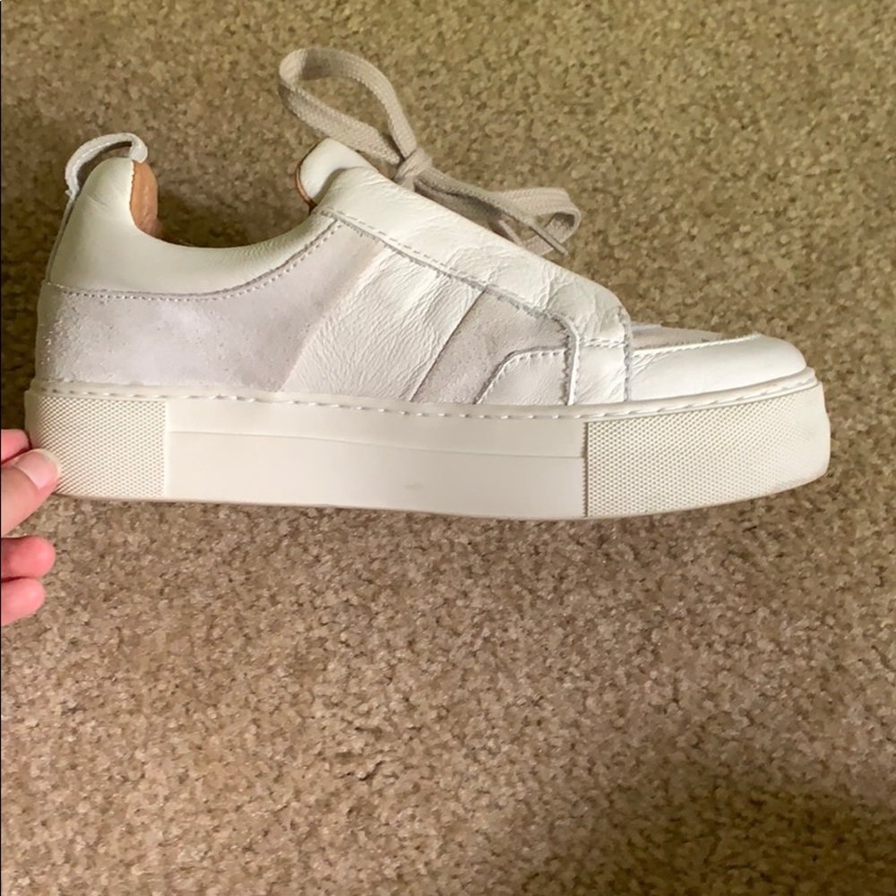 Slightly used white sneakers from “ALLSAINTS”